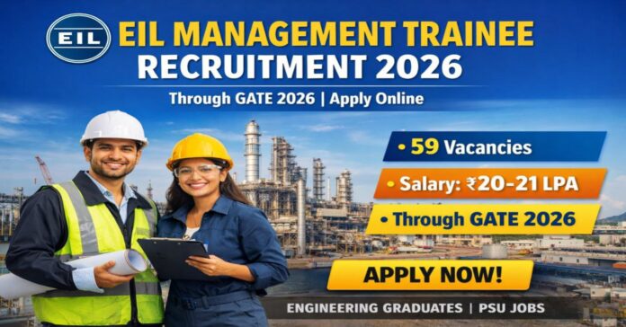 EIL Management Trainee Recruitment 2026